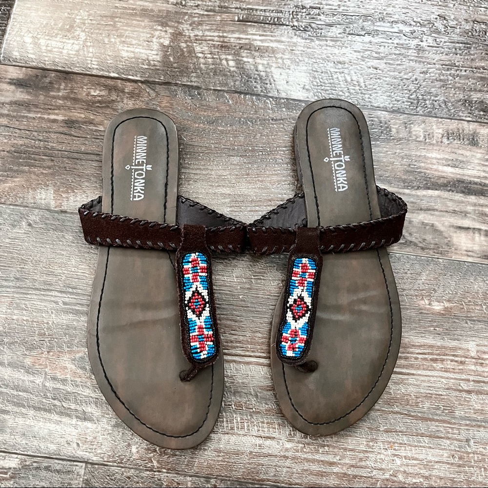 Beaded sandals